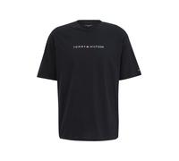 Tommy Hilfiger Cont Logo Short Sleeve T-shirt Bleu S Homme