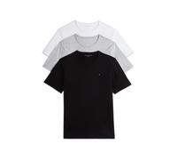 Tommy Hilfiger T-shirt 3P UM0UM03870 S/S pour homme Gris chiné/Noir/Blanc XL