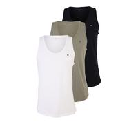 Tommy Hilfiger Underwear Maillot de corps kaki / noir / blanc, Taille M