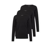 Tommy Hilfiger Premium Essentials Long Sleeve Base Layer 3 Units Noir 2XL Homme