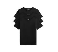Tommy Hilfiger T-shirts UM0UM03137 – base layer manches courtes – Lot de 3 Noir 2XL Homme