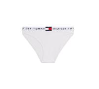 Tommy Hilfiger Slip Bikini Femme Classic avec Ceinture Emblématique, Blanc (White), M