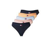 Tommy Hilfiger Underwear String bleu marine / bleu clair / pêche / rose pastel / noir, Taille XS