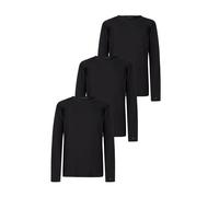 Tommy Hilfiger Premium Essentials Long Sleeve Base Layer 3 Units Noir S Homme