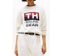 Tommy Hilfiger Unisex Gi Sailing Crewneck Ivory Taille: M | Pulls Outlet | Unisex | Blanche