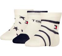 Tommy Hilfiger Unisex Kids' Crew Socks Marine/Blanc Baby C0 Unisex