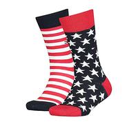 Tommy Hilfiger Unisex Kinder Stars And Stripes Unisex Kid's Socks (2 Pack) Socken (2er Pack)