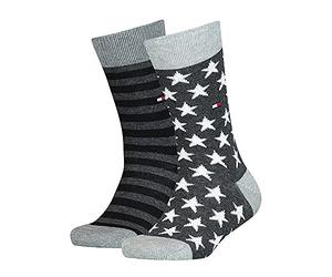 Tommy Hilfiger Unisex Kinder Stars And Stripes Unisex Kid's Socks (2 Pack) Socken (2er Pack)