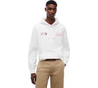 Tommy Hilfiger Unisexe Sweat à Capuche TH X Cadillac F1 Varsity Graphic Coton, White (White), XS