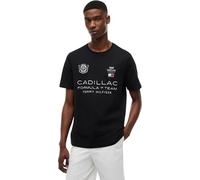 Tommy Hilfiger Unisexe T-Shirt Manches Courtes TH X Cadillac F1 Racing Graphic Coton, Noir (Black), L