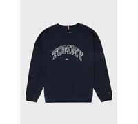 Tommy Hilfiger Varsity Print Crew Sweatshirt Junior - Bleu 10Y
