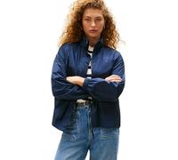 Tommy Hilfiger Veste Coupe-Vent Femme Nylon Packable avec Fermeture Éclair, Bleu (Dark Night Navy), M