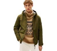 Tommy Hilfiger Veste Coupe-Vent Homme Tech Hooded Short Déperlante, Vert (Huntsman Green), L