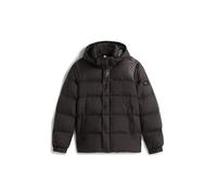 Tommy Hilfiger Veste Matelassée Homme Mix Down avec Capuche, Noir (Black), XL