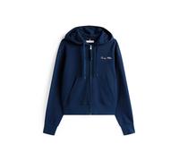 TOMMY HILFIGER Veste de survêtement bleu foncé / blanc, Taille M