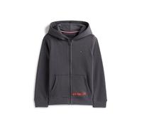 TOMMY HILFIGER Veste de survêtement gris foncé / orange, Taille 164
