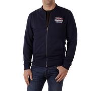 Tommy Hilfiger Veste de Sweat Homme Thdm Basic Logo Ziptru Bleu Foncé