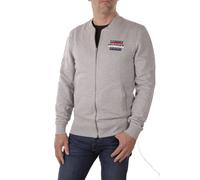 Tommy Hilfiger Veste de Sweat Homme Thdm Basic Logo Ziptru Gris