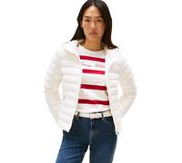 Tommy Hilfiger Veste Matelassée Femme Down Hooded Jacket avec Fermeture Éclair, Blanc (Ivory Silk), L