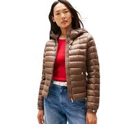 Tommy Hilfiger Veste Matelassée Femme Down Hooded Jacket avec Fermeture Éclair, Marron (Hot Coco), M