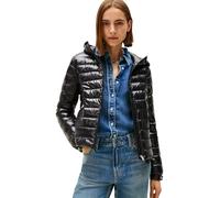 Tommy Hilfiger Veste Matelassée Femme Down Hooded Jacket avec Fermeture Éclair, Noir (Black), S