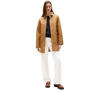 Tommy Hilfiger Veste Matelassée Femme Padded Nylon Quilted Longue, Marron (Hickory), XS