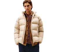 Tommy Hilfiger Veste Matelassée Homme Down Stand avec Col Montant, Beige (Sandalwood), S