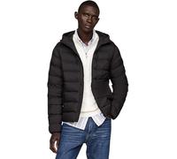 Tommy Hilfiger Veste Matelassée Homme Mid Weight avec Capuche, Noir (Black), 3XL