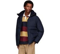 Tommy Hilfiger Veste Matelassée Homme Rockie Utility avec Capuche, Bleu (Desert Sky), M