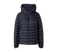 Tommy Hilfiger Doudoune femme Padded Global Stripe Jacket capuche bleu (Desert Sky) M