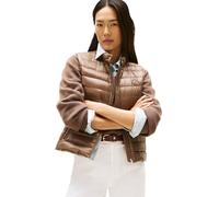 Tommy Hilfiger Veste sans Manches Femme avec Col Mock, Marron (Hot Coco), S