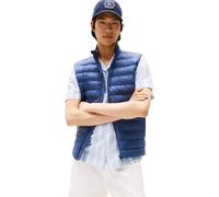 Tommy Hilfiger Veste sans Manches Homme Packable Recycled Vest Col Montant, Bleu (Faded Indigo), XL