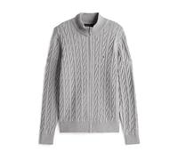 TOMMY HILFIGER Vestes en maille 'CLASSIC' bleu marine / gris / rouge / blanc, Taille L