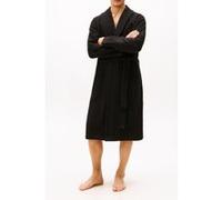 Tommy Hilfiger Waffle Bathrobe Black Taille: L | Tenues de Nuit Outlet | Homme | Le Noir
