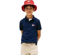Tommy Hilfiger Wavy Flag Polo Ithica Placket SS Kb0kb10227, Blue (Dark Night Navy), 4 Ans Garçon