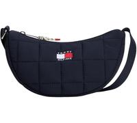 Tommy Hilfiger Wavy Flag Quilted Moon Bag Ka0ka00040, Sacs à Main Mixte Enfant, Blue (Space Blue), Taille Unique
