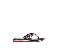 Tommy Hilfiger Women IM GRAPHIC BEACH SANDAL, Space Blue, 36 EU