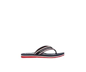 Tommy Hilfiger Women IM GRAPHIC BEACH SANDAL, Space Blue, 36 EU