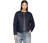 Tommy Hilfiger Women LW DOWN QUILTED COLLARLESS JKT WW0WW43215 Blue (Desert Sky) L