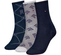 Tommy Hilfiger Women's Crew Socks Marine Wmns 2.5-5 Female