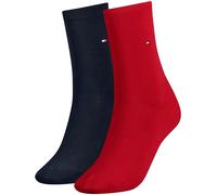 Tommy Hilfiger Women's Crew Socks Tommy Red Wmns 2.5-5 Female