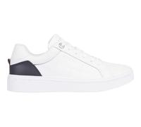 Tommy Hilfiger Women's Elevated Essential Court Sneaker FW0FW07635YBS007 Mid Top, White (White), 8 UK