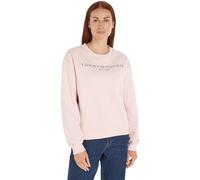 Tommy Hilfiger Women's MDRN REG Corp Logo C-NK SWTSHRT Pullover Sweatshirt, Delicate Pink, XXS
