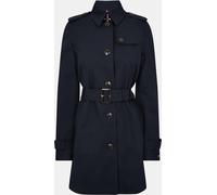 Tommy Hilfiger Veste Femme Heritage Single Breasted Trench Mi-Saison, Bleu (Midnight), XL