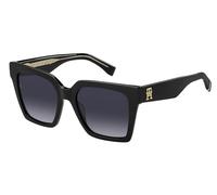 Tommy Hilfiger Lunettes de soleil TH 2100/S 807 Acétate noir, verres gris ombré, 53/19/140 Femme