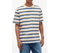 Tommy Hilfiger Yarn Dye Multistripe Ivory Petal Multi Stripe Taille: M | T-Shirts Outlet | Homme | Blanche