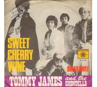 TOMMY JAMES & SHONDELLS - sweet cherry wine / breakaway 45 rpm single