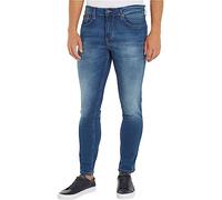 Tommy Jeans AUSTIN SLIM TAPERED WMBS Pantalons en jean Homme, Bleu (Wilson Mid Blue Stretch), 29W / 32L