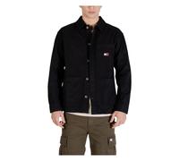 Tommy Jeans - Badge Overshirt - Homme - Vestes - Noir - Taille: 2XL