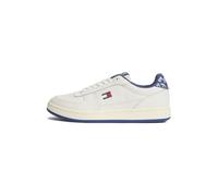Tommy Jeans Baskets basses 'Bandana Print Archive Court' saphir / blanc cassé, Taille 41
